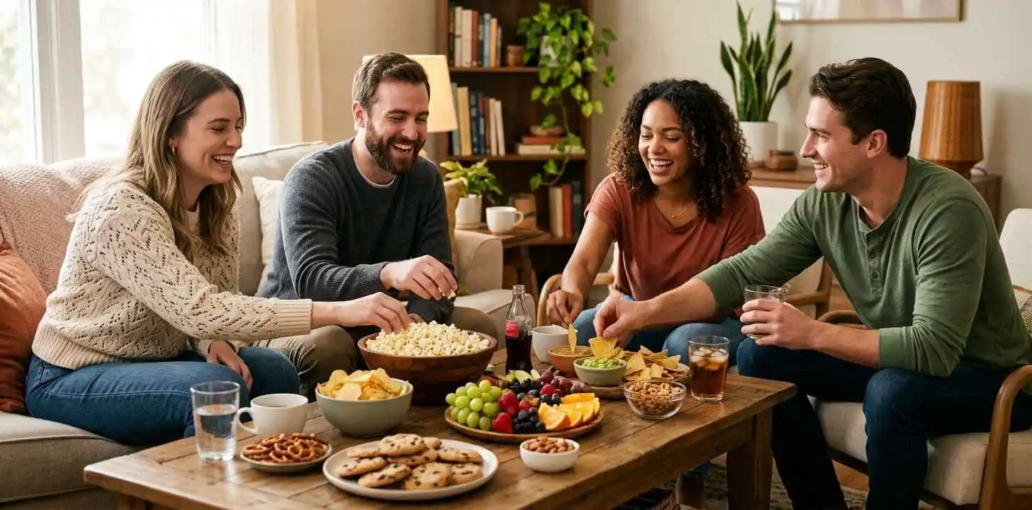 Snacks Captions